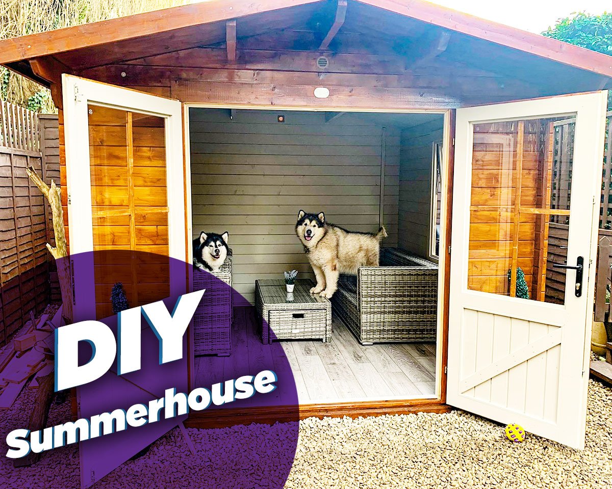 A Perfect Family DIY Garden Room with Lifewithmalamutes