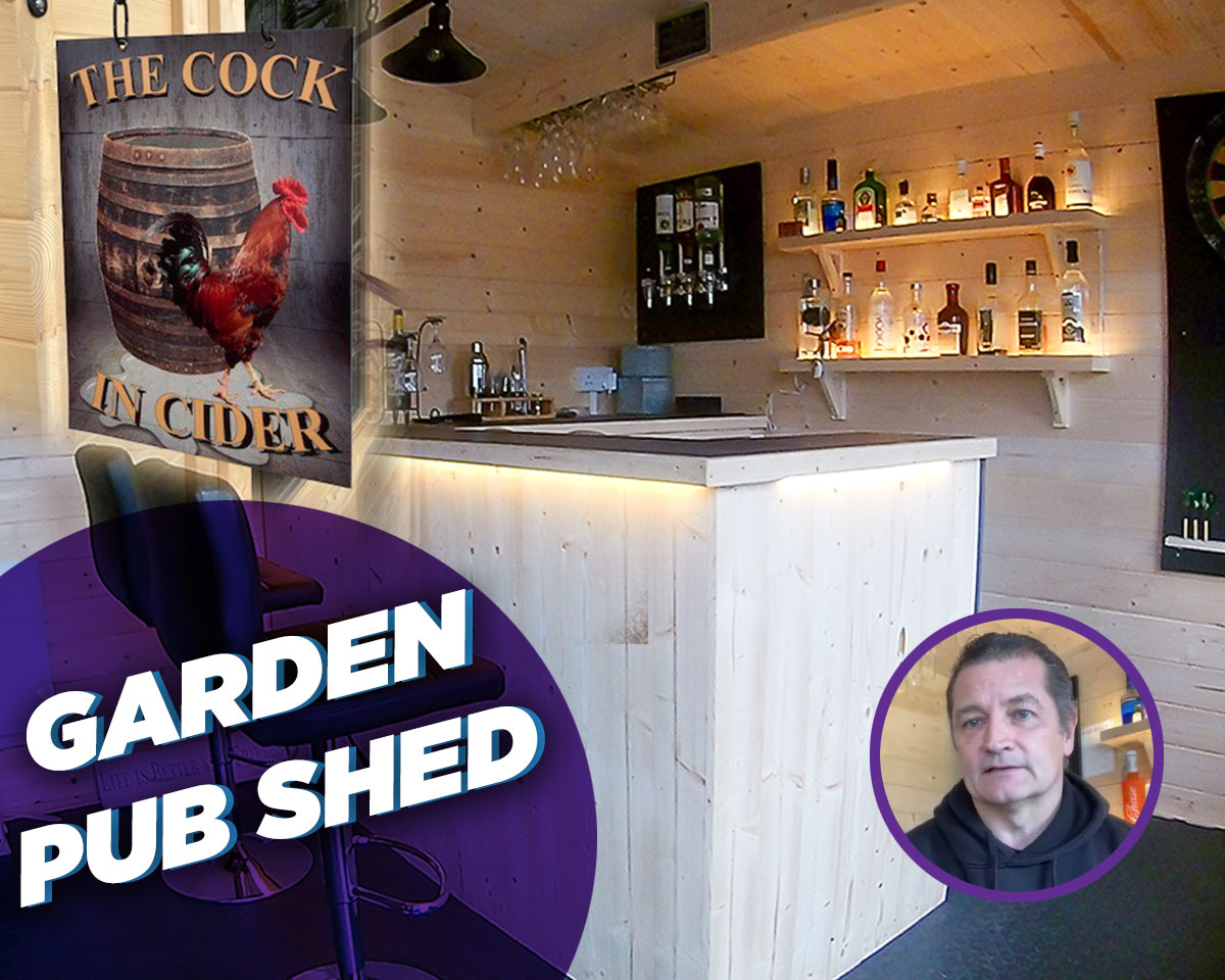 Neil’s Garden Pub Shed Log Cabin