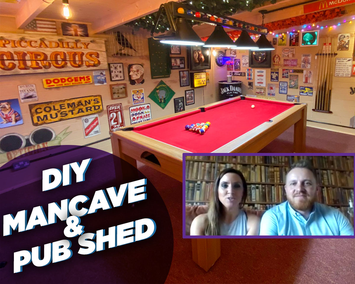 Kevin and Amanda’s Man Cave Bar