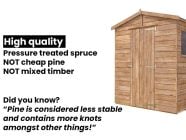 Heavy Duty Timber Apex Shed For Sale Near Me