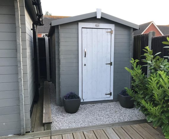 Fully Pressure Treated Heavy Duty Garden Shed Taarmo Dunster House Customer Images 3