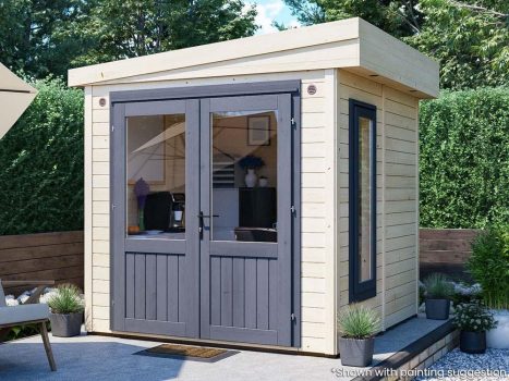 Dominator INSULATED Garden Office (Side)