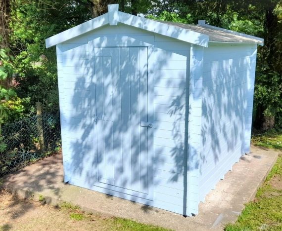 Fully Pressure Treated Heavy Duty Garden Shed Taarmo Dunster House Customer Images 5