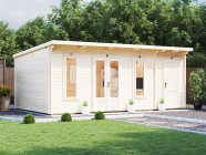EvilAmy Garden Log Cabin and Shed 6m x 3.5m
