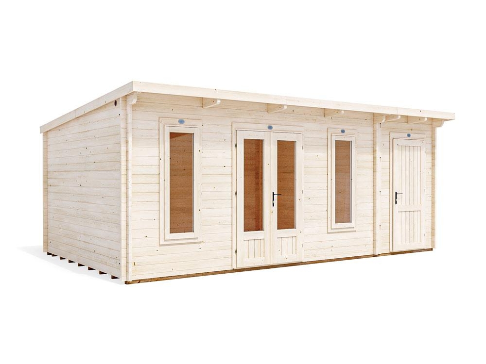 EvilAmy Multi Room Log Cabin With Storeroom 6m x 3.5m | Dunster House