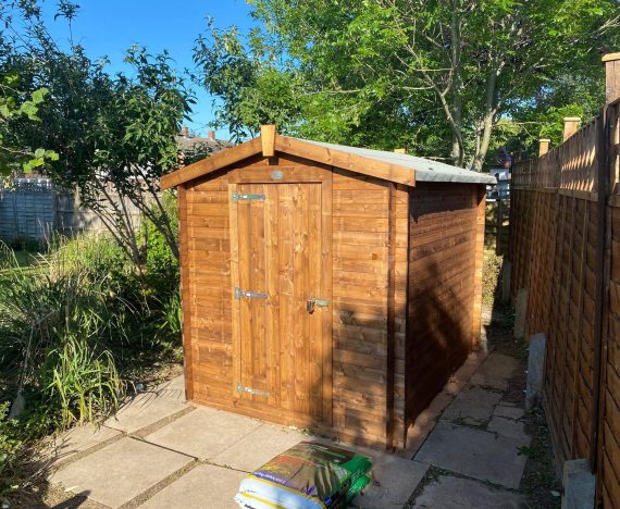 Fully Pressure Treated Heavy Duty Garden Shed Taarmo Dunster House Customer Images 21