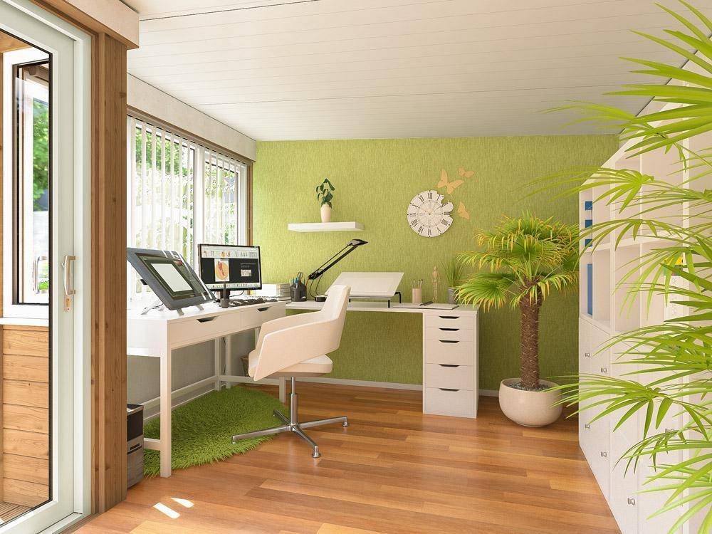 Wooden Garden Office Insulated Garden Room Pressure Treated Outdoor Building Home Office Work Space