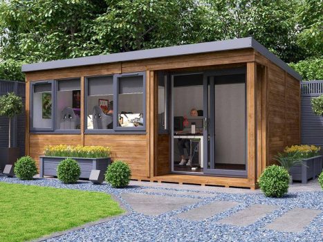 Helena INSULATED Garden Office - Right