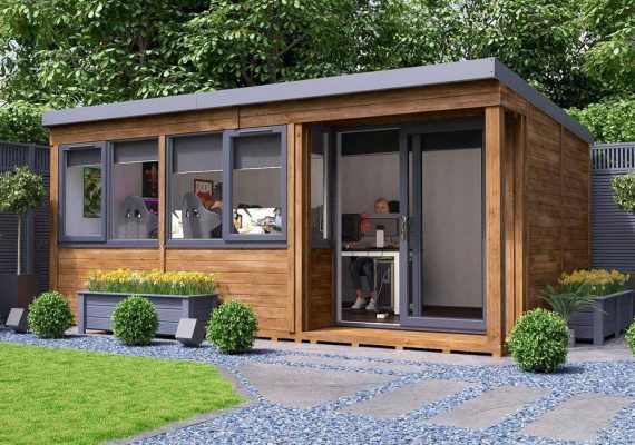 Helena INSULATED Garden Office – Right