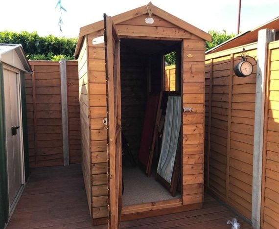 6 x 4 Heavy Duty Shed Dunster House Customer Image 2