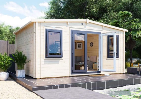 Severn with uPVC INSULATED Log Cabin