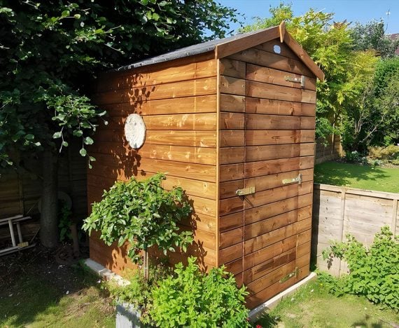 6 x 4 Heavy Duty Shed Dunster House Customer Image 7