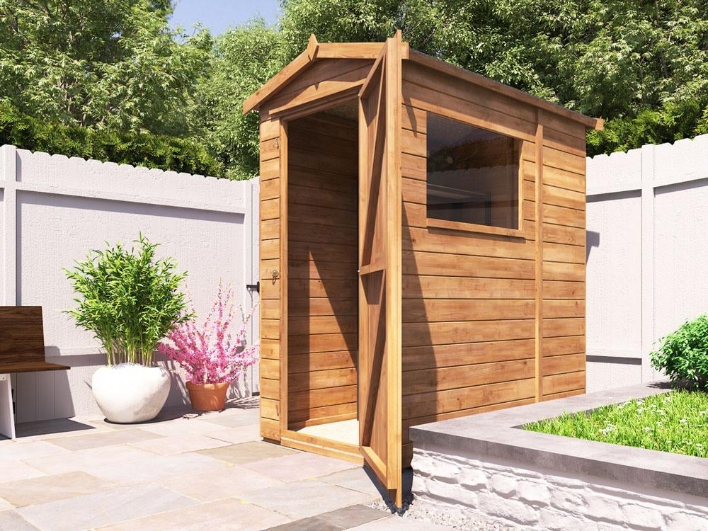 Small Wooden Garden shed for sale Pressure treated Shedrick Dunster house