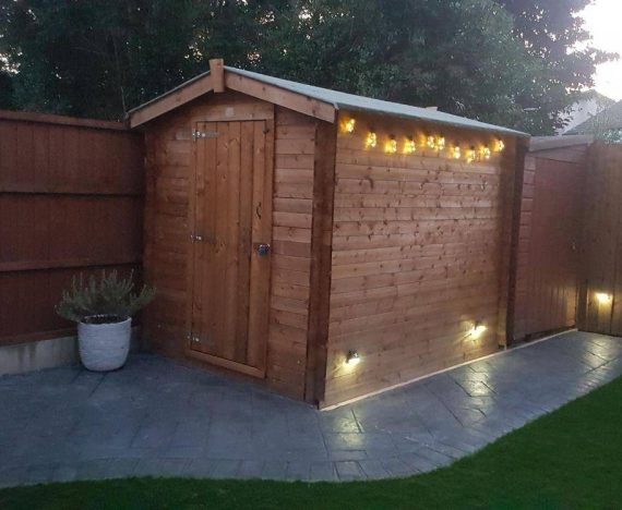 Fully Pressure Treated Heavy Duty Garden Shed Taarmo Dunster House Customer Images 12