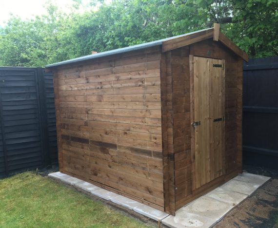 Fully Pressure Treated Heavy Duty Garden Shed Taarmo Dunster House Customer Images 10