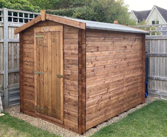 Fully Pressure Treated Heavy Duty Garden Shed Taarmo Dunster House Customer Images 20
