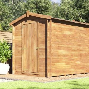 Taarmo Heavy Duty Log Shed for sale Dunster house pressure treated solid garden structure