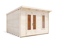 terminator wooden log cabin 3 x 3 white background image