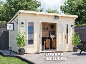 log bar included as standard