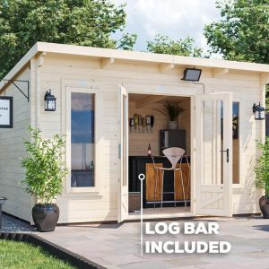 log bar included as standard