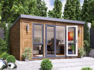 Dunster House Garden Office fully pressure treated and insulated wfh