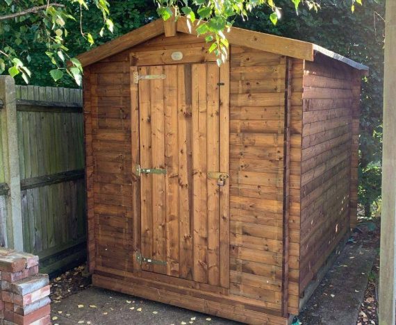 Fully Pressure Treated Heavy Duty Garden Shed Taarmo Dunster House Customer Images 19