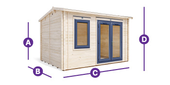Insulated Log Cabin Carsare Measurements