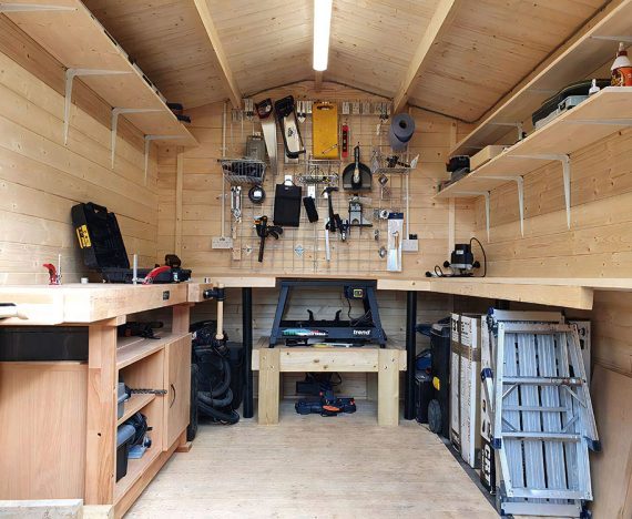 Petrus Log Cabin Workshop 2.4m x 3m Customer