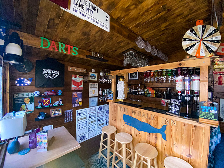 Log Cabin Pub Shed