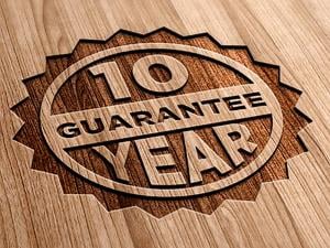 10 Year Guarantee on Pressure Treated Timber