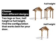 apex 3 configurations wooden porches