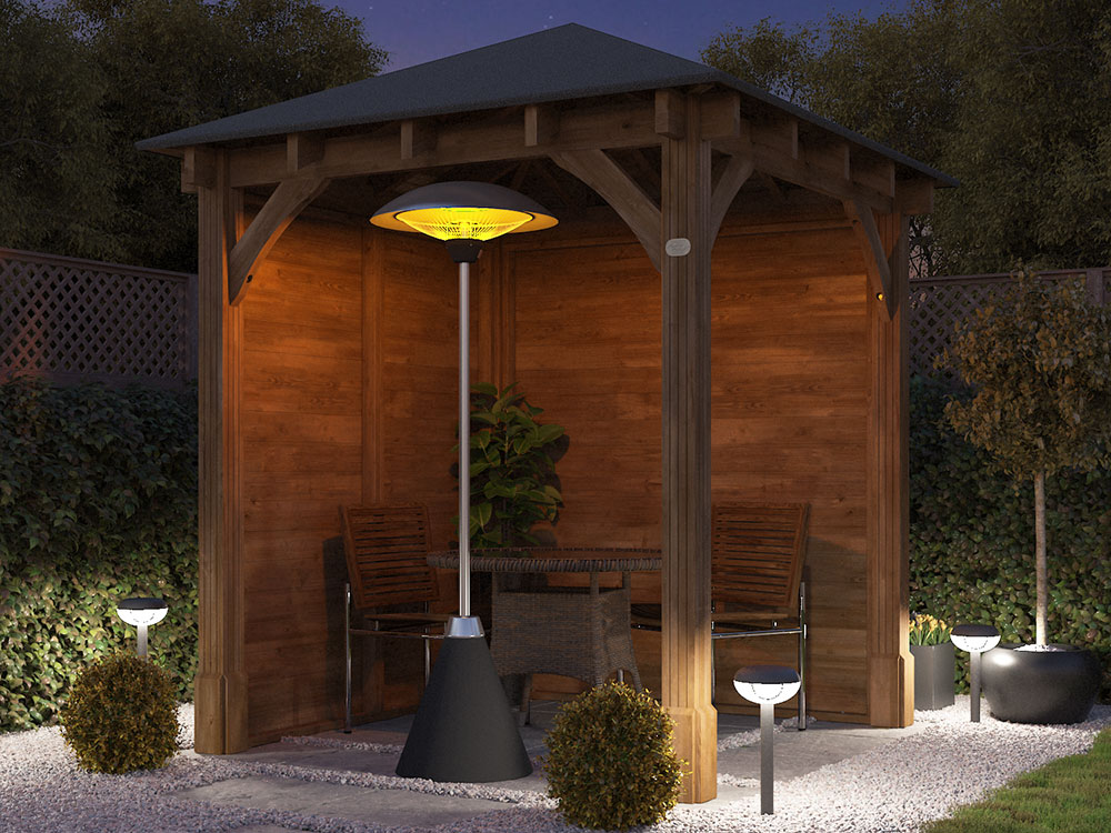 Leviathan Walled Chunky Gazebo 2.5m x 2.5m | Dunster House