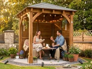 2.5 x 2.5 louvre Gazebo