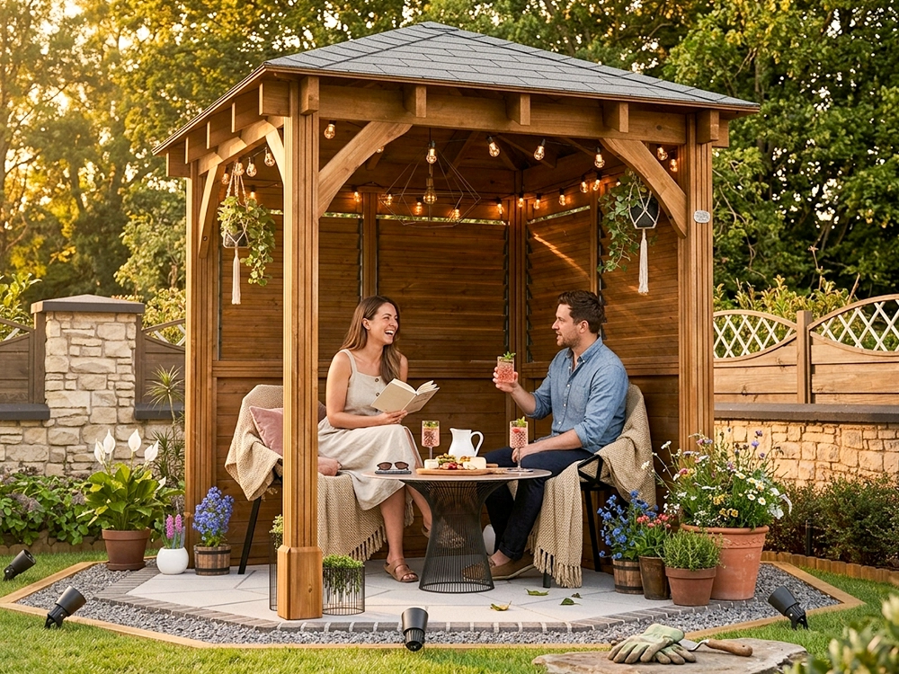 2.5 x 2.5 louvre Gazebo