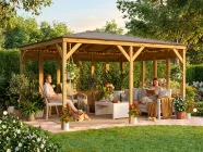 utopia 4 x 3 glazed gazebo