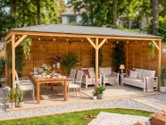 6 x 3 utopia gazebo with wall panels
