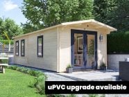 upvc log cabins for sale