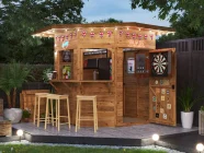Blackout Garden Bar 1818 Night