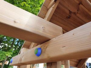 sturdy fully pressure treated climbing frame timber
