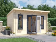 Terminator Insulated Log Cabin with uPVC 4m x 3m