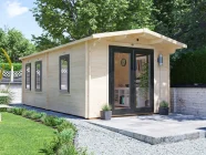 E10-Severn-Extension-3060-uPVC-Black-Closed Log Cabin
