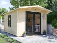 E10-Severn-uPVC-3040-Black-Closed Log Cabin