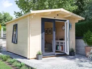 E10-Severn-uPVC-3040-Grey-Open Log Cabin