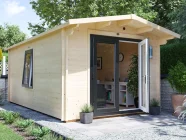 E10-Severn-uPVC-3050-Black-Open Log Cabin