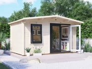 E10-Severn-uPVC-4025-Black-Open Log Cabin