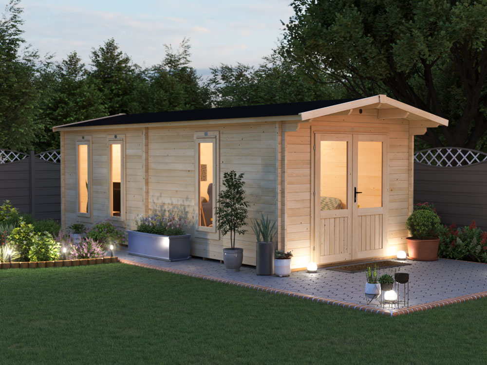 Severn Log Cabin Extension | BuyGardenPods product image 2