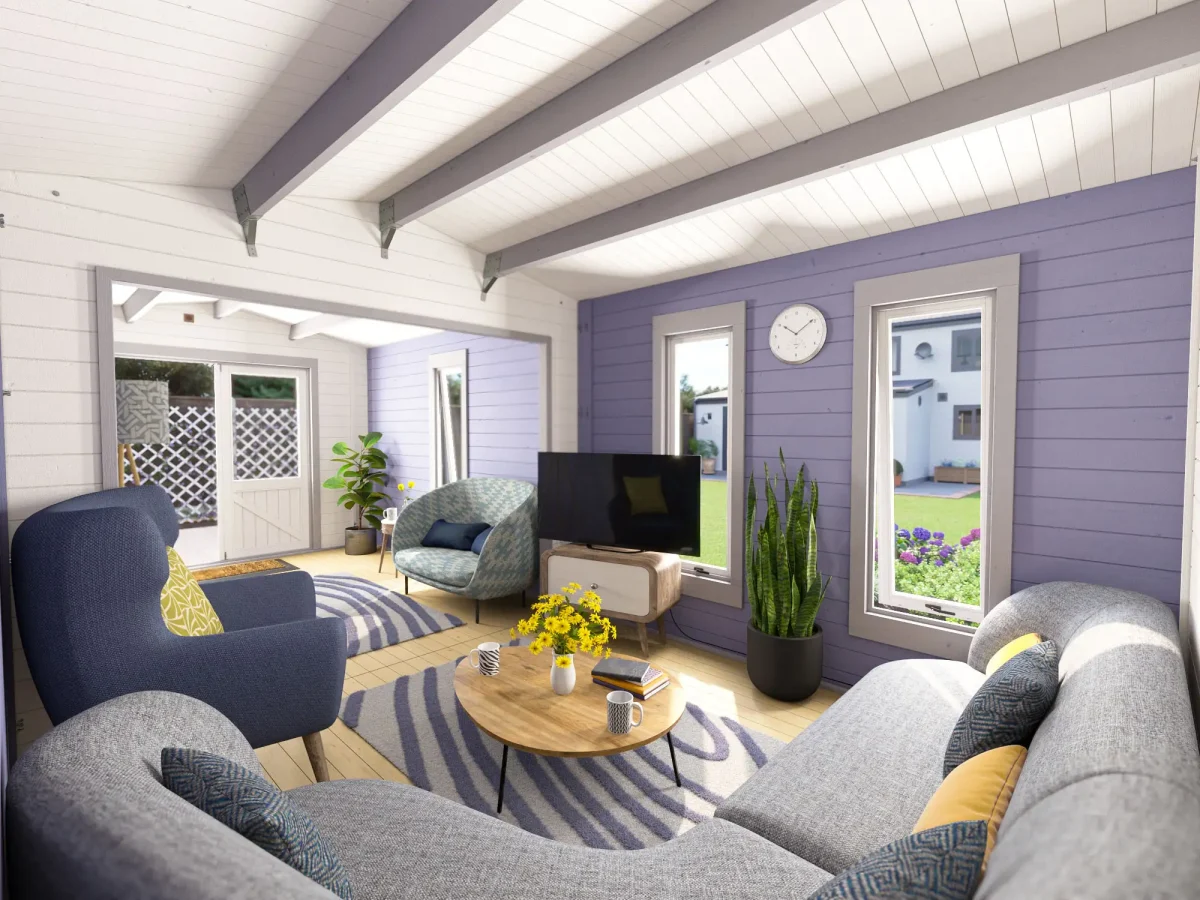 Severn SideStore Log Cabin with Extension | BuyGardenPods product image 4