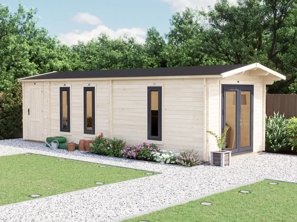 Severn SideStore Log Cabin with Extension | BuyGardenPods product image 3