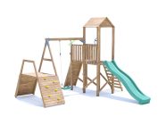 frontier fort climbing frame with slide