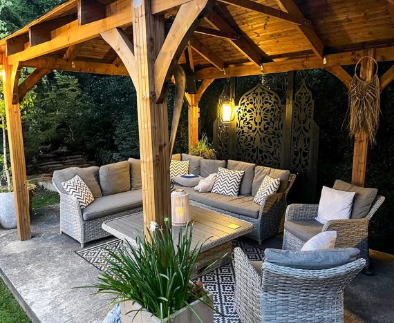 large gazebo interior